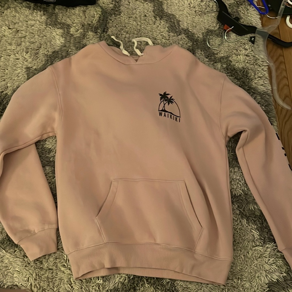 pink billabong sweatshirt size small
